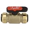 Apollo 1 in. Brass Push-To-Connect Compact Ball Valve with Lockable Handle FSBBV1TX - alternate 4